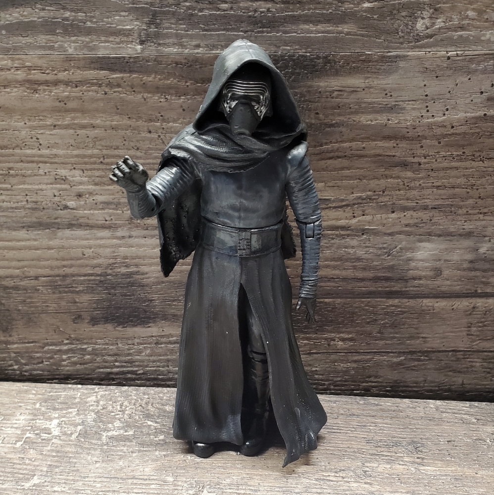 Collectible Rare Star Wars Kylo Ren 7¼”‎ Action Figurine W/Black Hood
